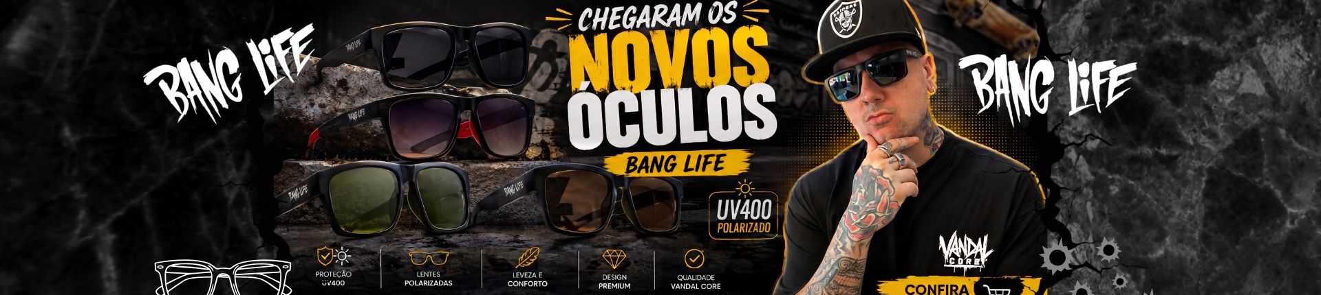 Óculos BANG LIFE