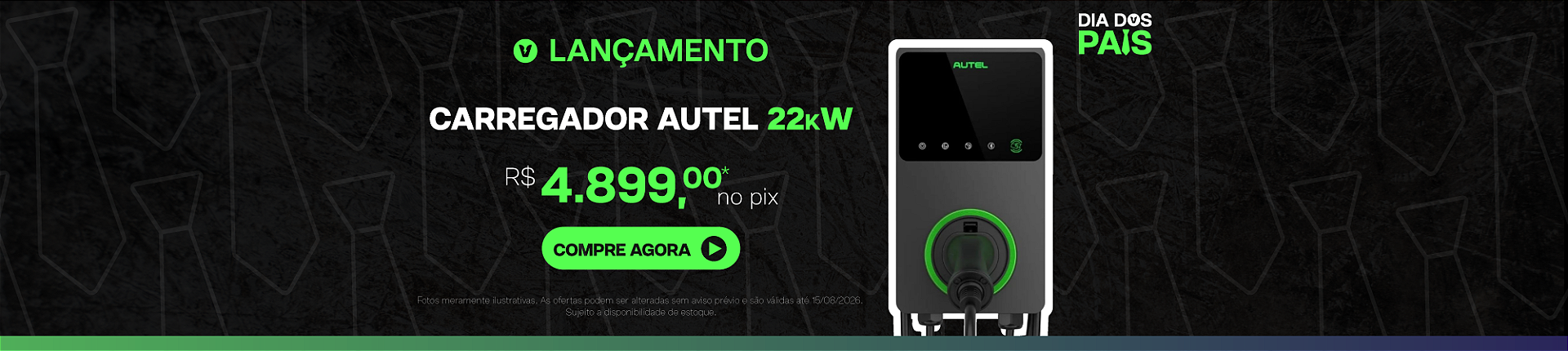 Oferta 08.08 - Lançamento Autel 22kW