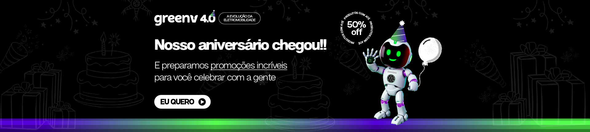 Aniversário GreenV 4.0
