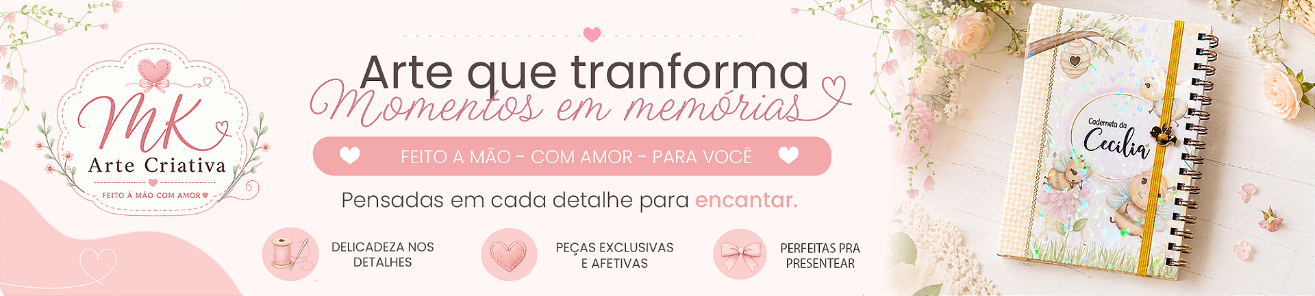 Novo Banner - Arte que Transforma Momentos em Memórias
