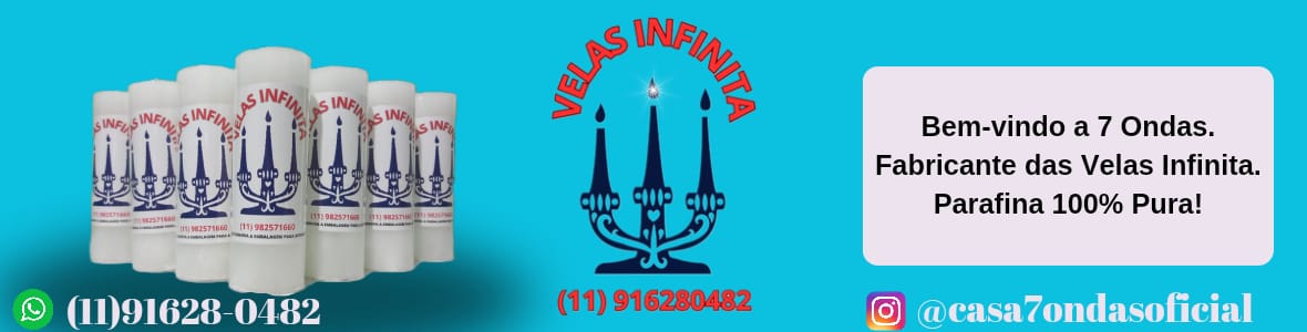 velas infinita - fabricação própria - casa 7 ondas - Peruíbe