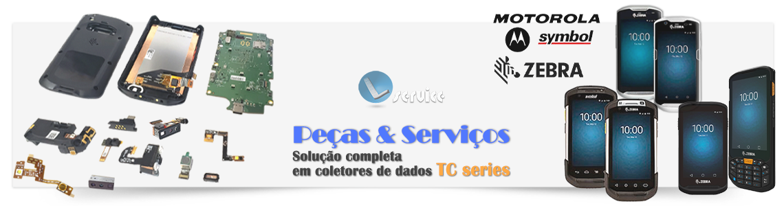 Peças & Serviços Coletor de Dados Zebra TC series