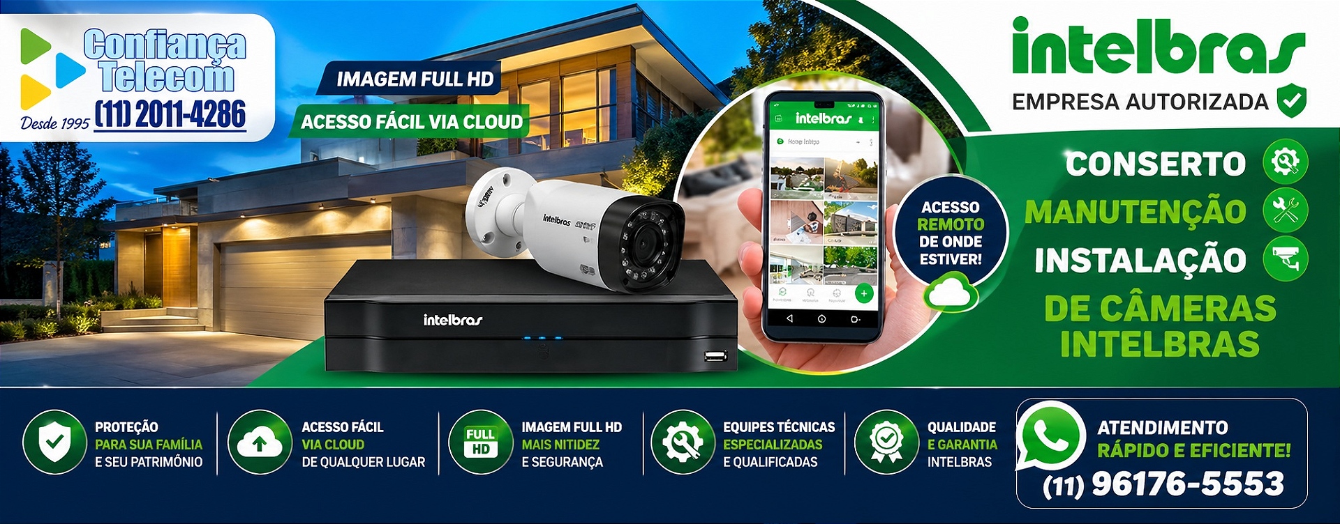 Instalação de Câmera de Segurança