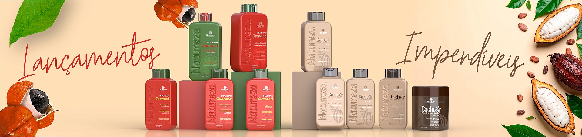 Banner Cachos de Cacau + Guaraná do Brazil