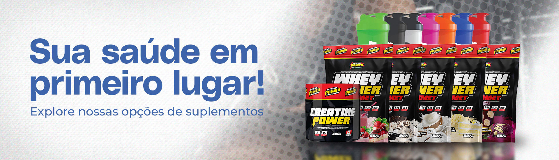 Sua saúde em primeiro lugar, conheça nossa linha de suplementos !