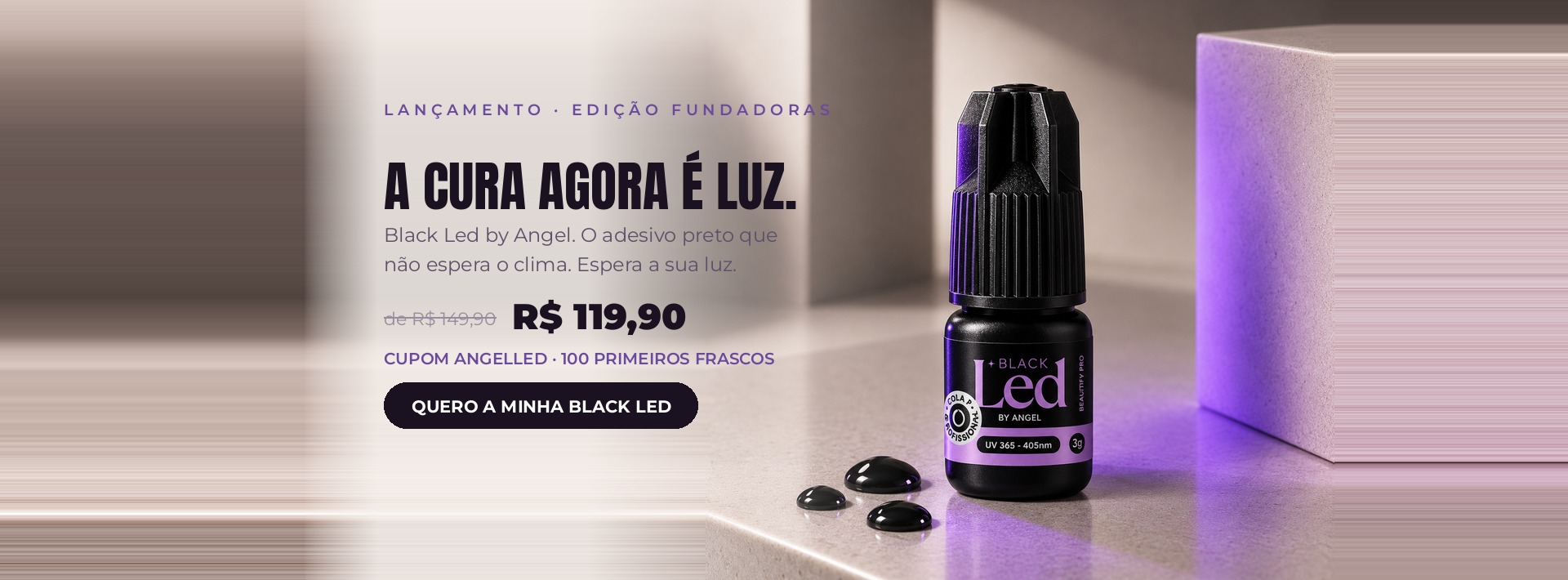 BLACK LED — Lançamento (home)
