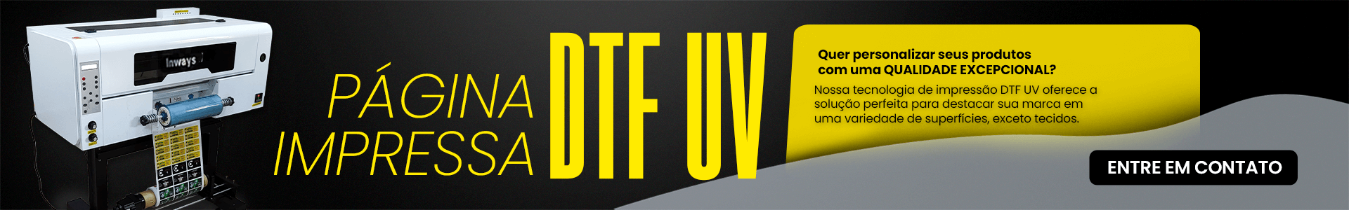 Banner Impressão DTF UV