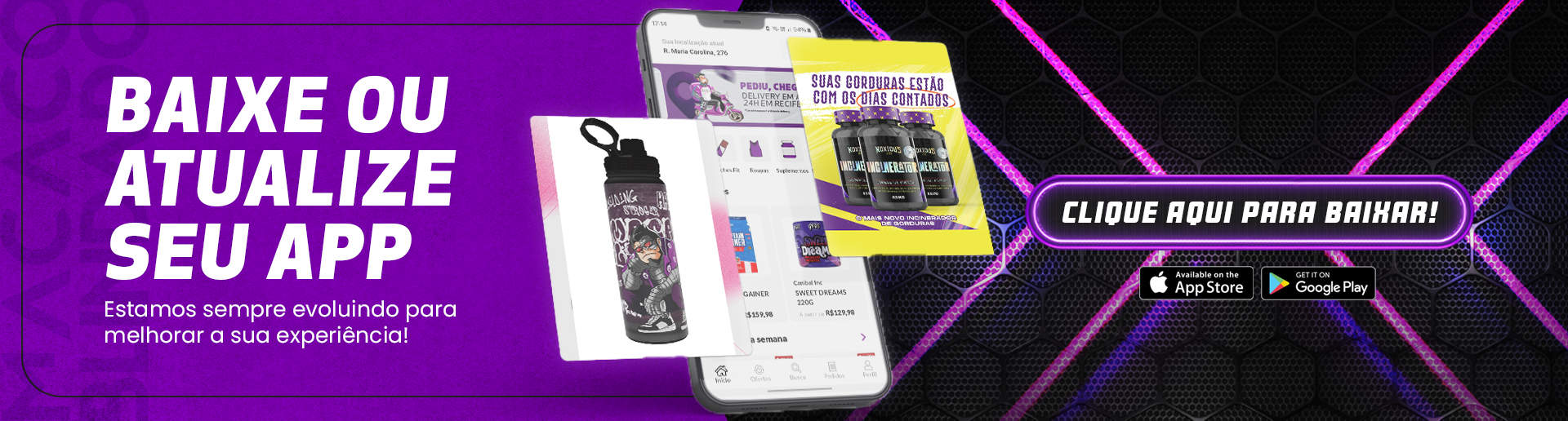 BAIXE O APP 