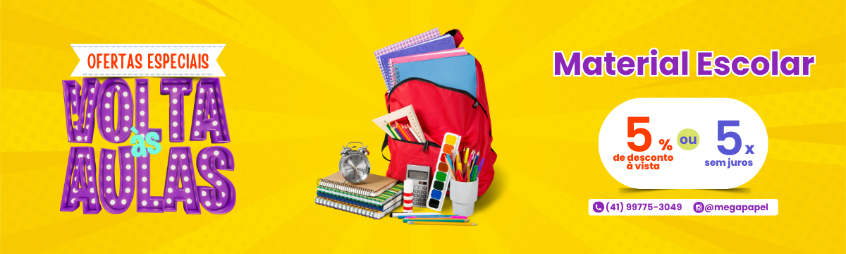 Promoção Volta ás aulas