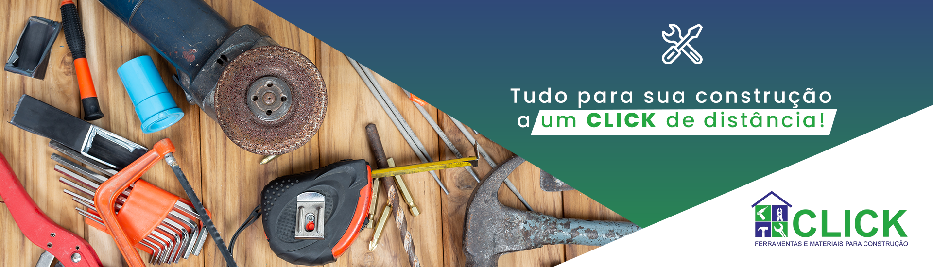 Tudo para sua reforma ou construção em um CLICK!