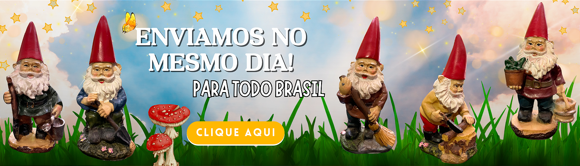 Gnomos do Bosque - Envio para todo brasil