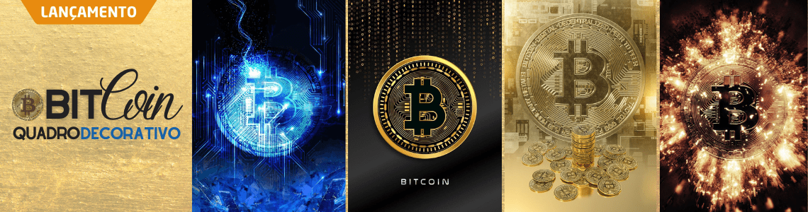 Quadro Decorativo Bitcoin
