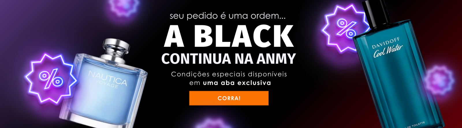 Full banner desktop black