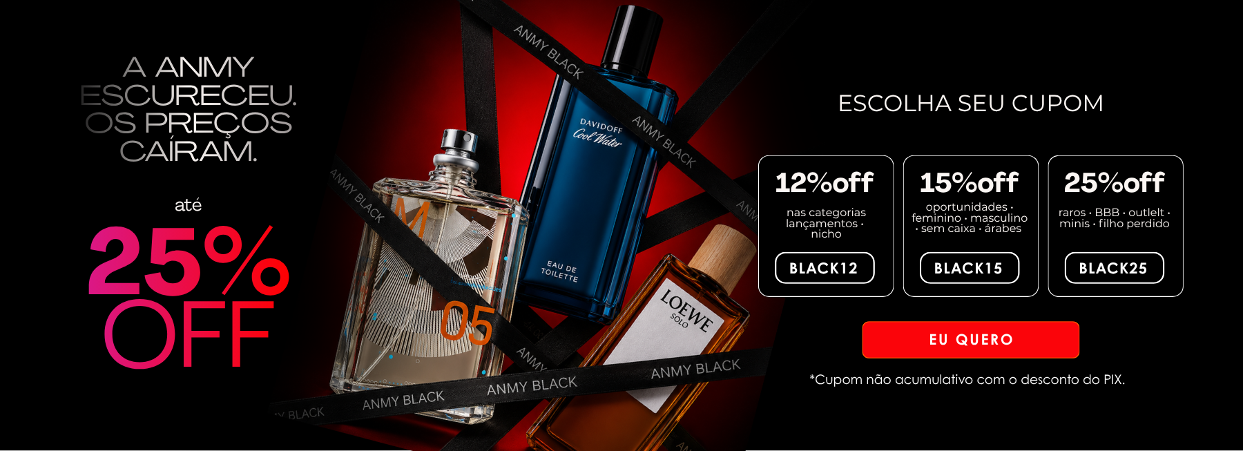 Full banner desktop black