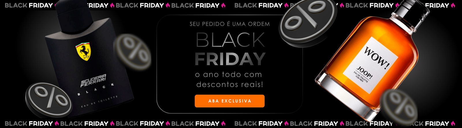 Full banner desktop black