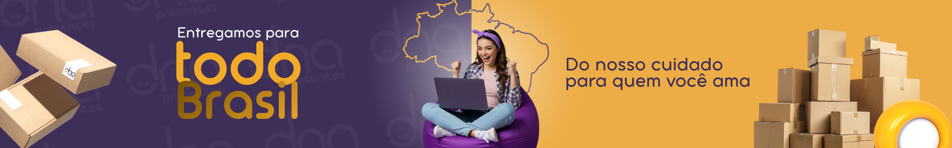 Full banner - Entregamos para todo o Brasil