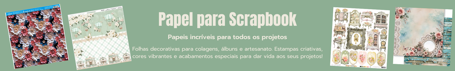 papel de scrapbook