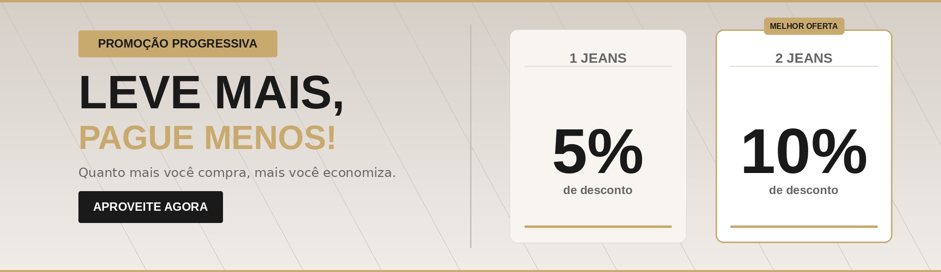 10% off 2 jeans