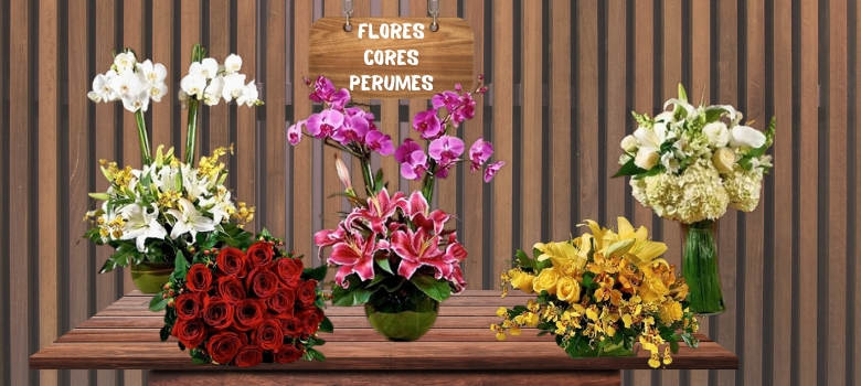 Flores, Cores, Perfumes