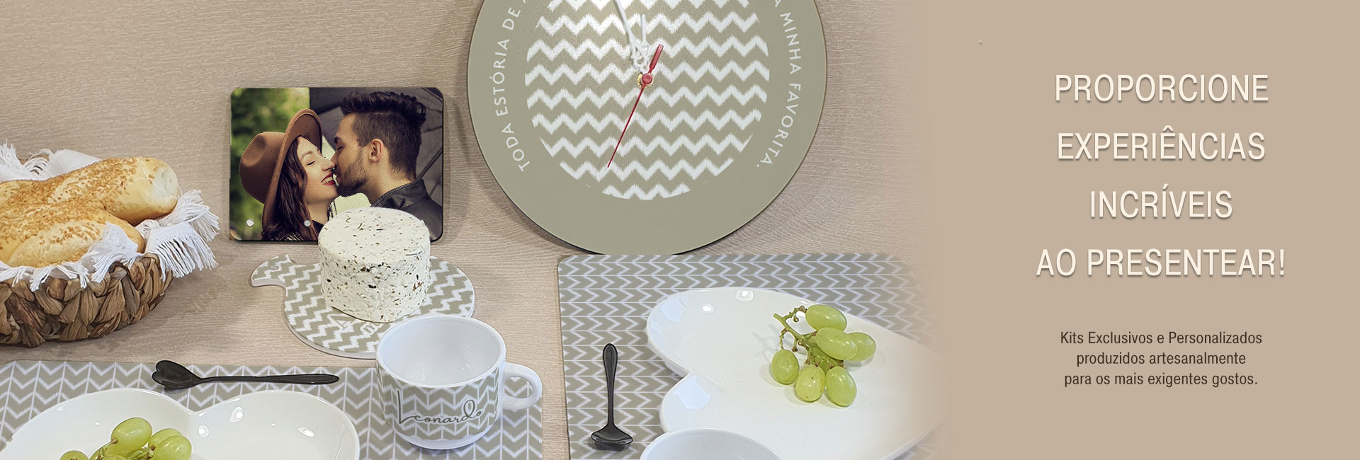 kits exclusivos e personalizados mesa posta