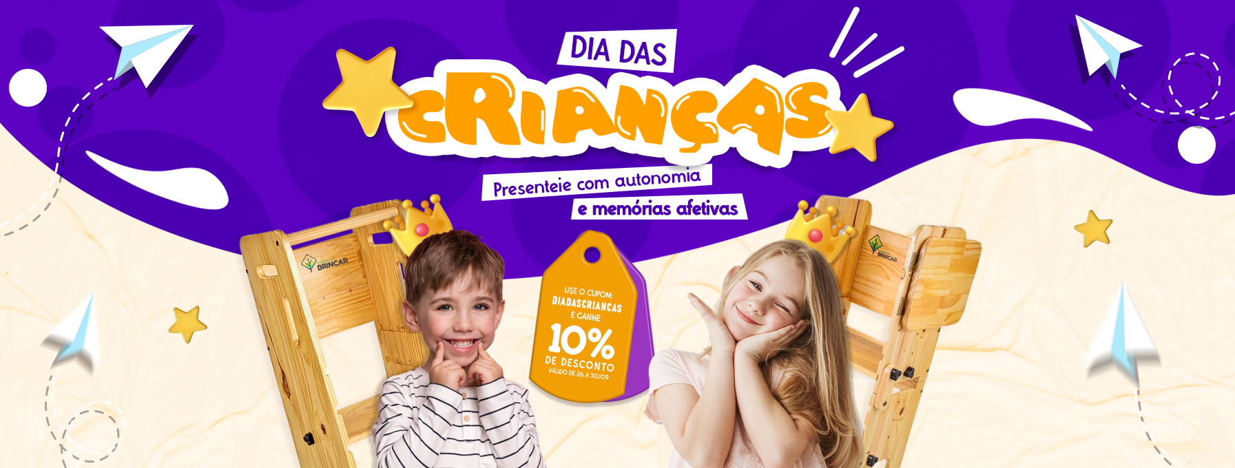Dia das Crianças - CUPOM