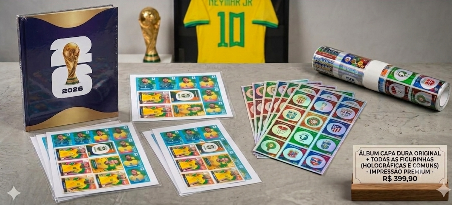 Kit Álbum capa dura + impressoes