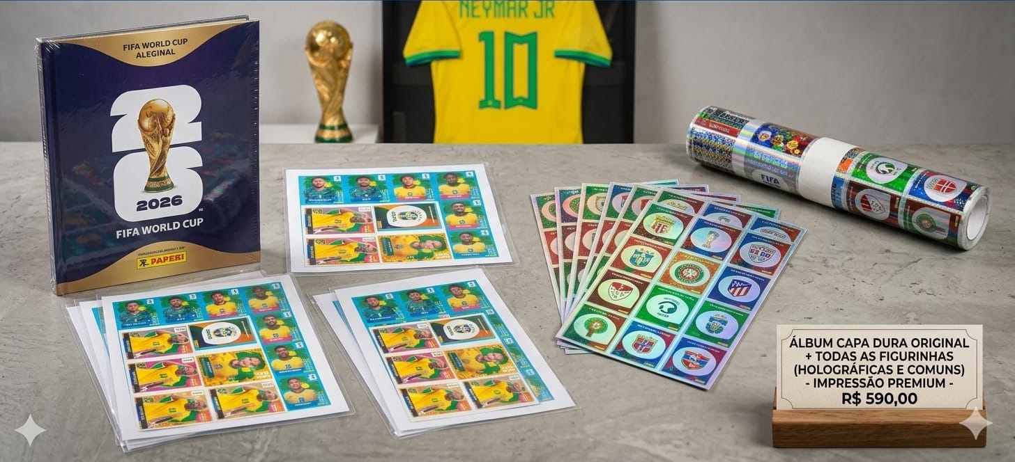 Kit Álbum capa dura + impressoes