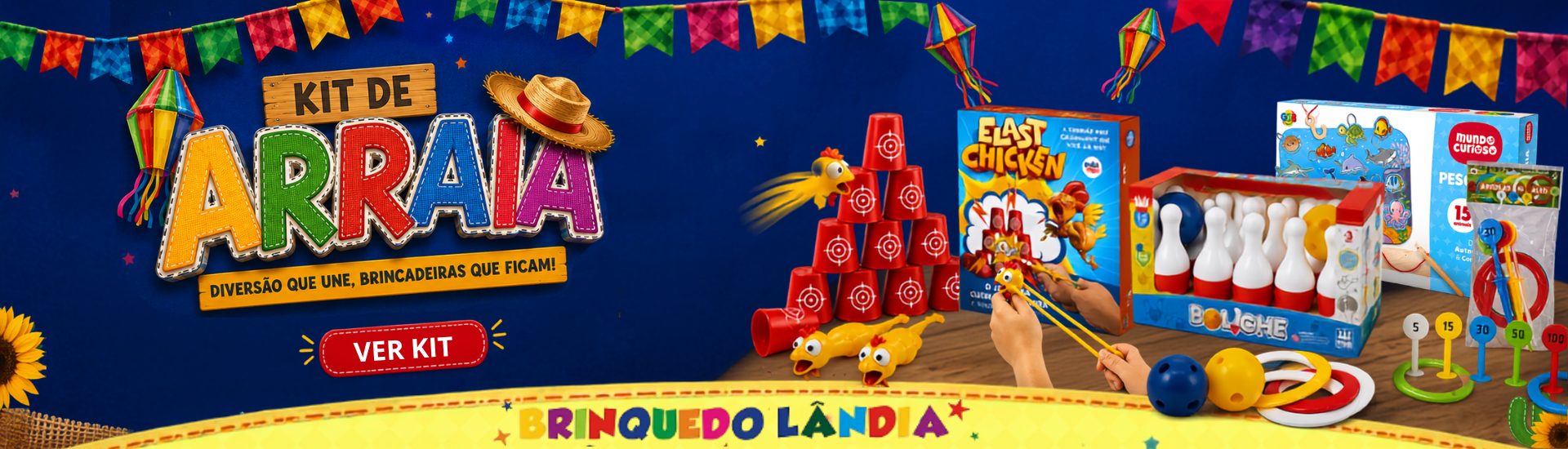 Arraiá Brinquedo Landia