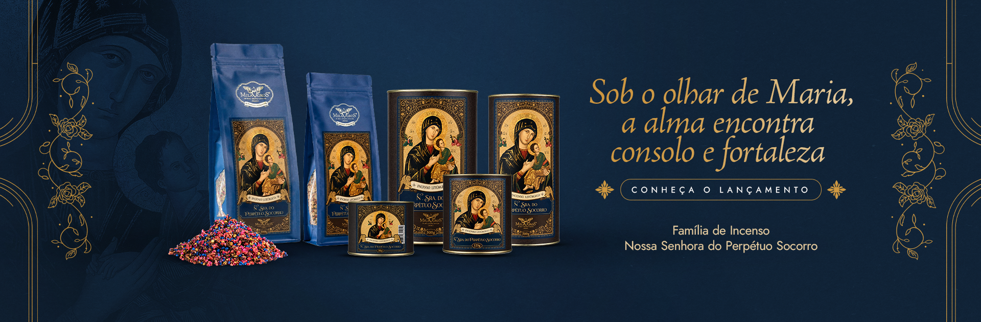 Incenso N Sra do Perpétuo Socorro LANÇAMENTO