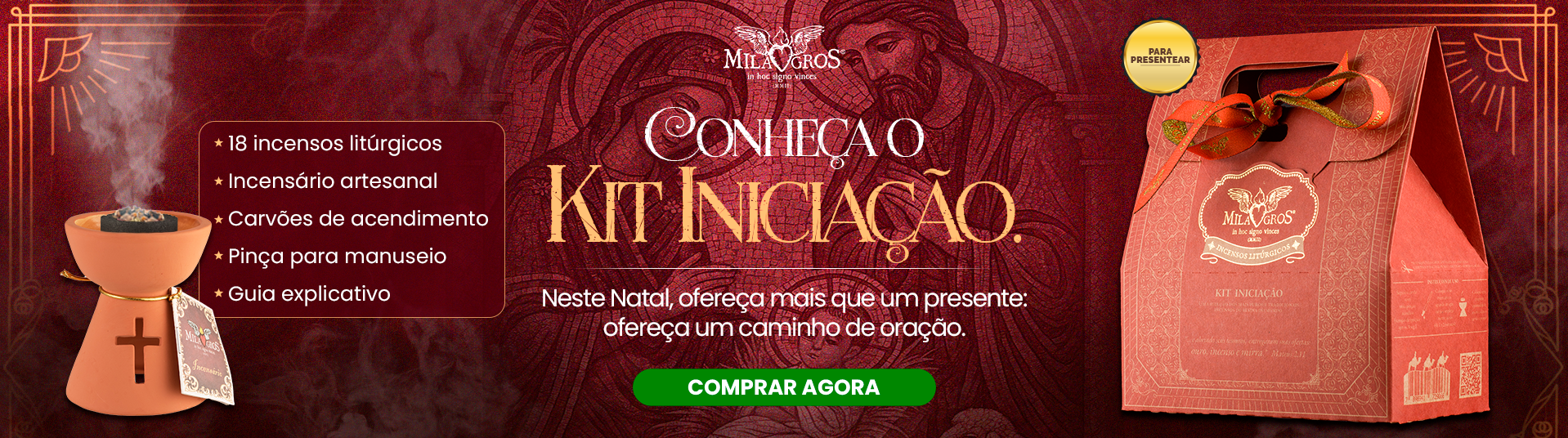 INCENSO - KIT INICIAÇÃO
