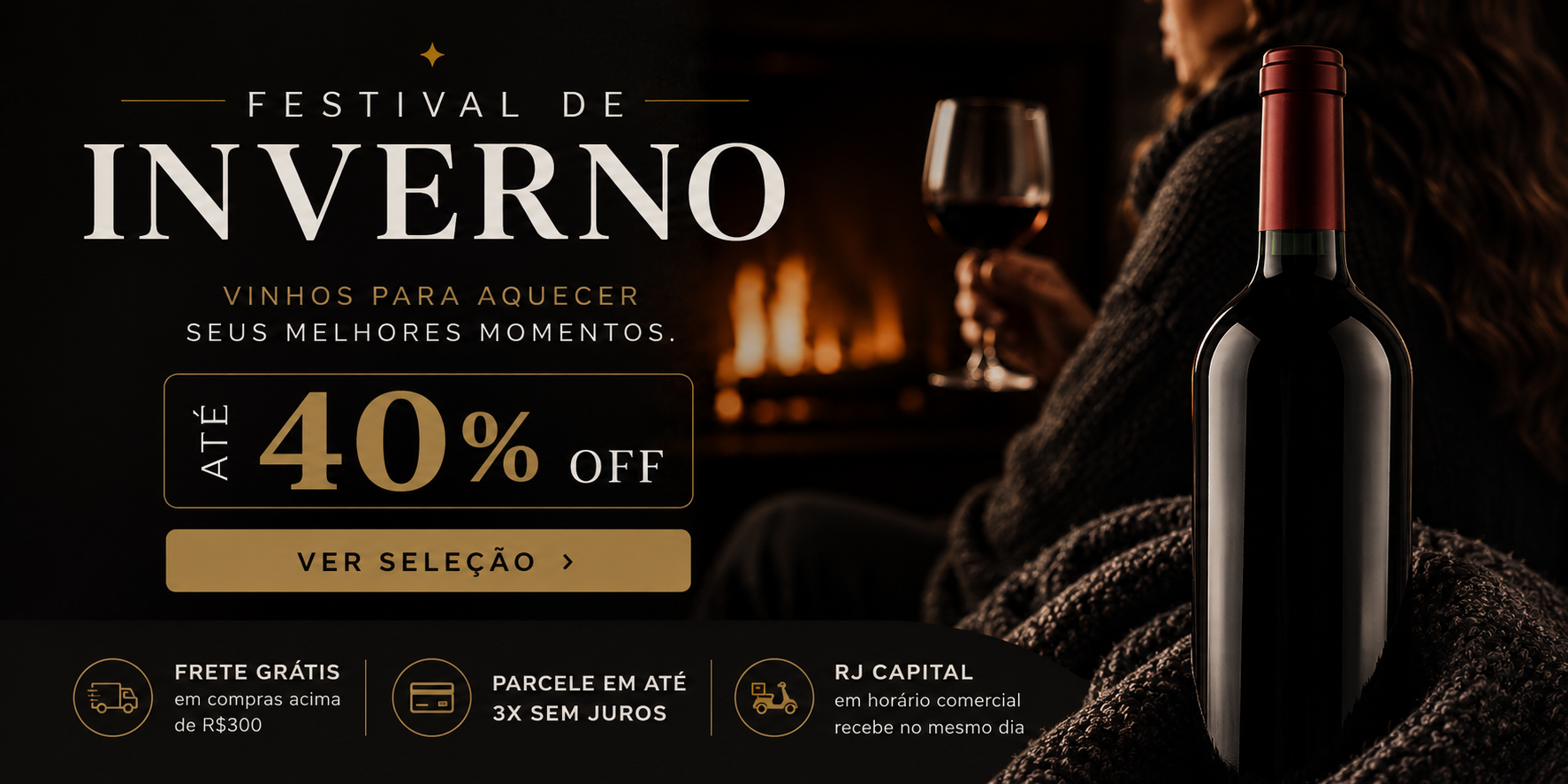 inverno 40% OFF