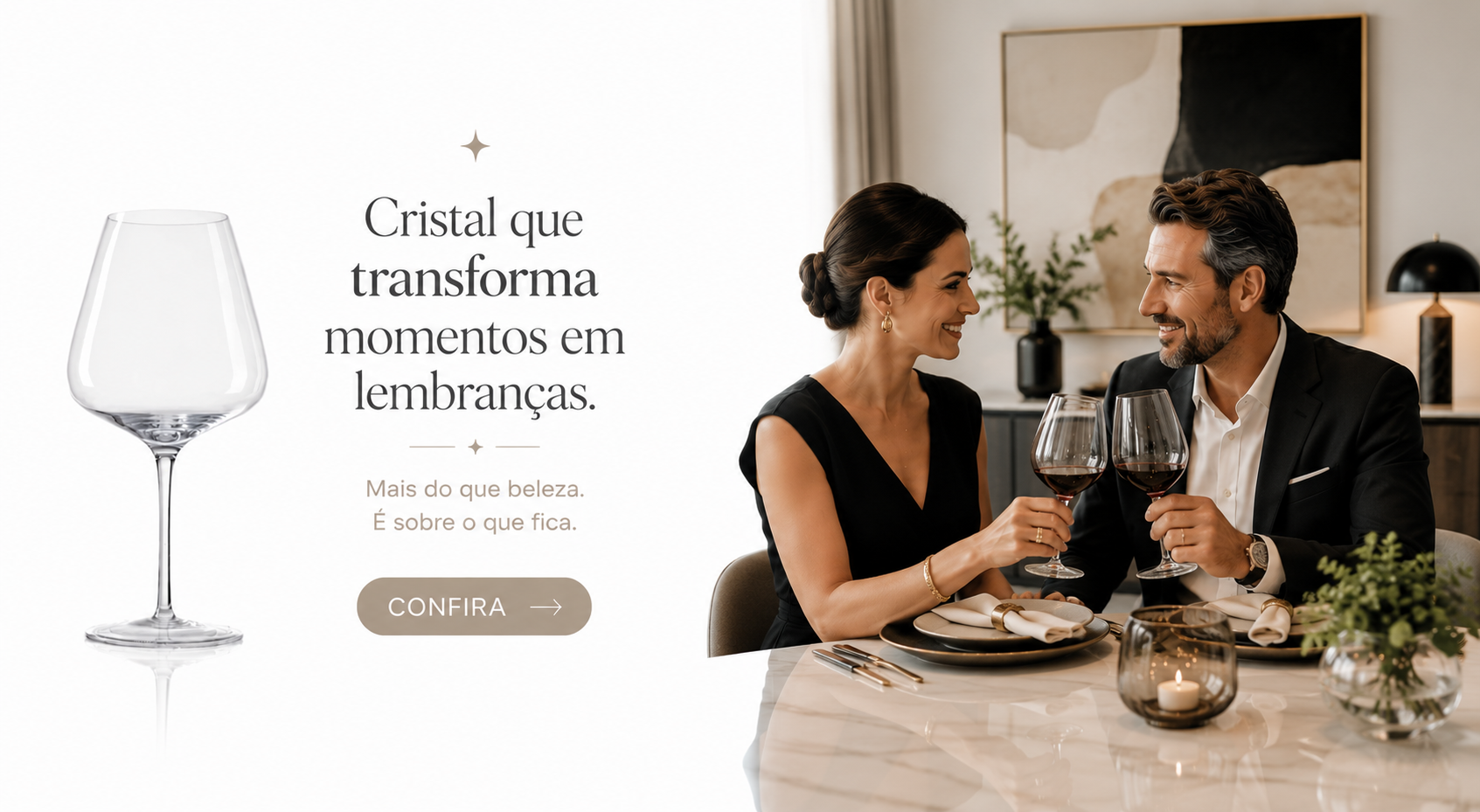 tacas de cristal