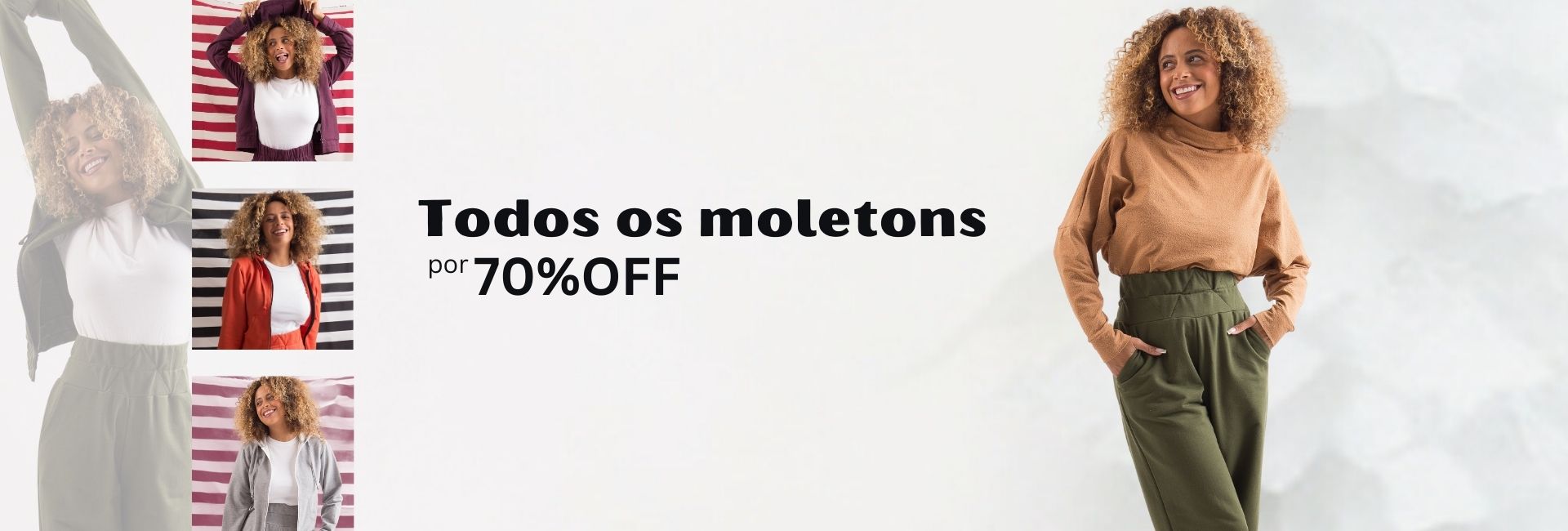 MOLETONS 70% OFF