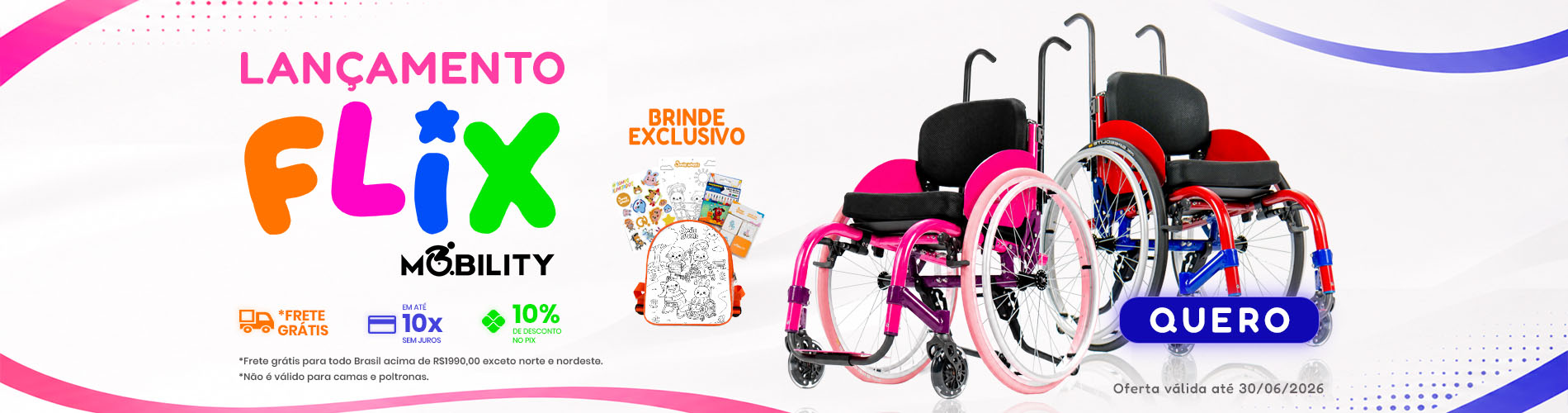Lançamento Monobloco Infantil Flix