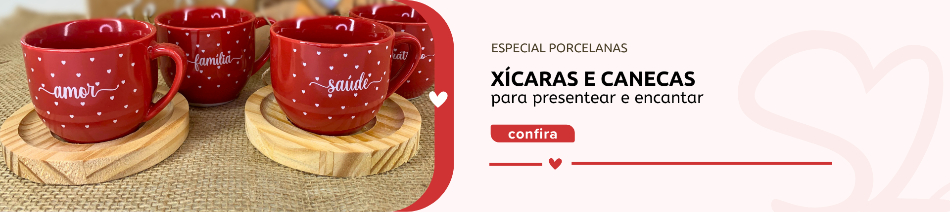 Xícaras de Porcelana