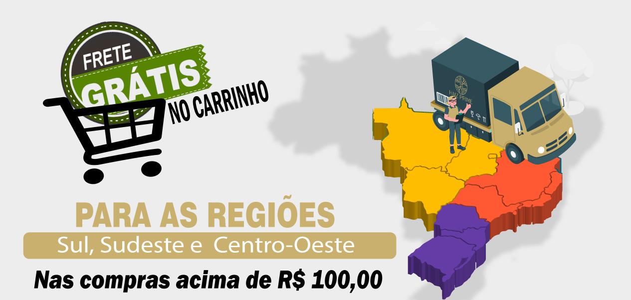 Frete Gátis para todo Regiões Aciam de 100