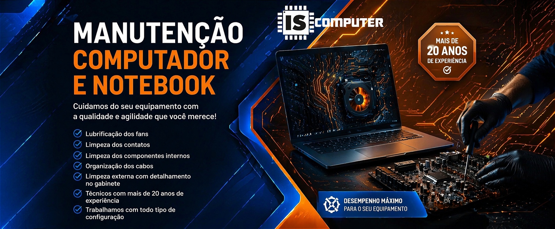 manutenção de pc IA