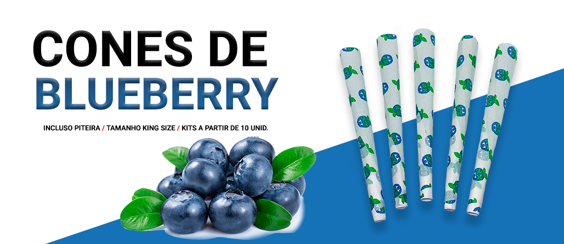 Cones de blueberry