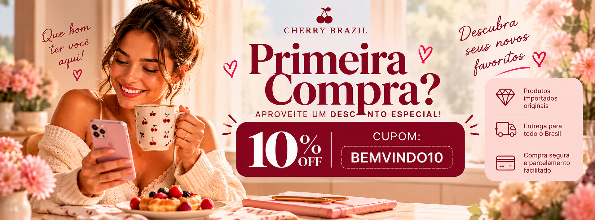 CUPOM BEMVINDO10