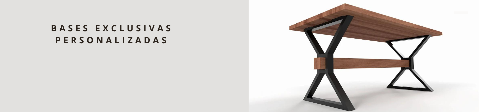 Base de Mesa para Vidro ou Granito