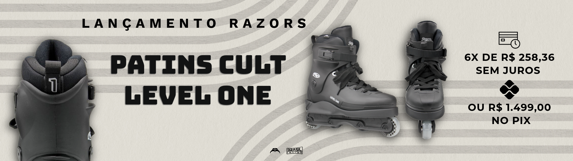 Lancamento Level One Preto