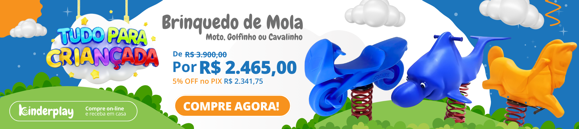 Banner Brinquedos de Molas