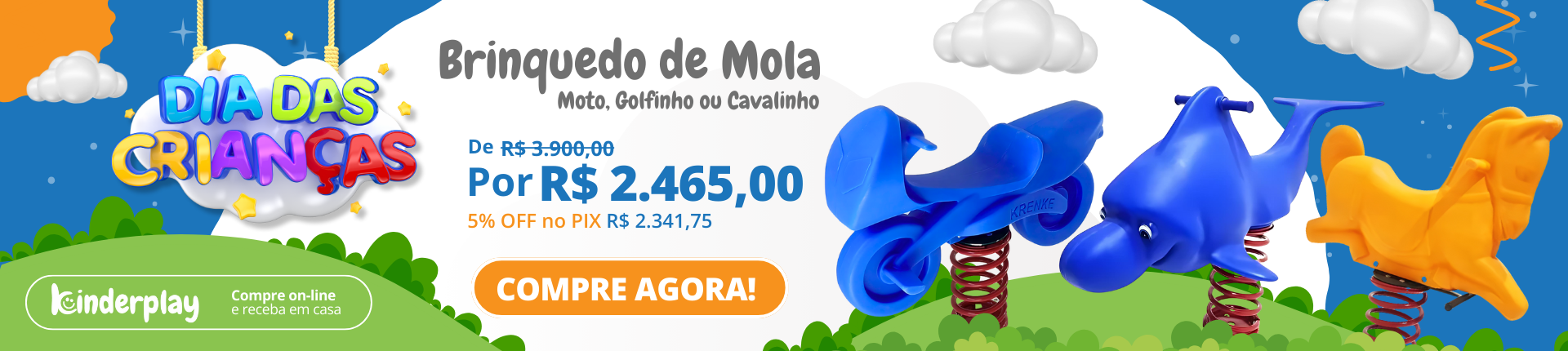 Brinquedo de Molas - Dias Das crianças