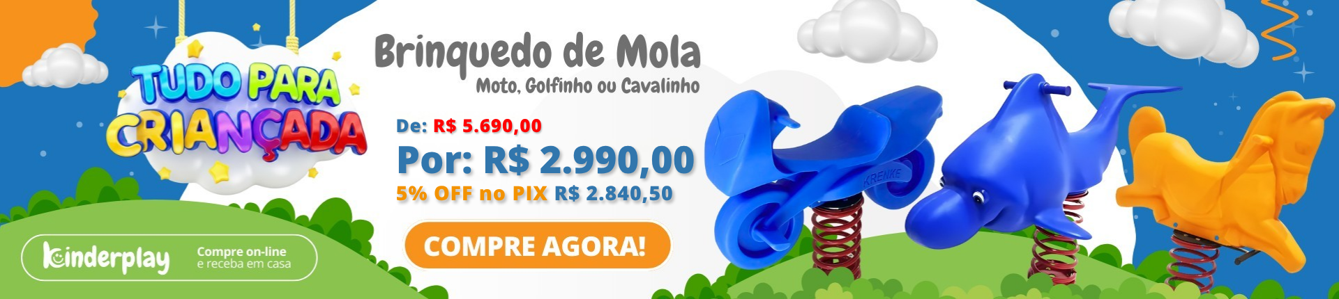 Banner Brinquedos de Molas