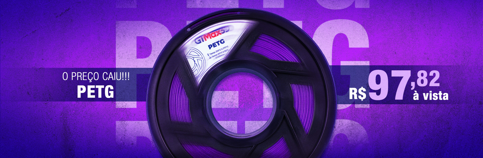 Full banner desktop PETG