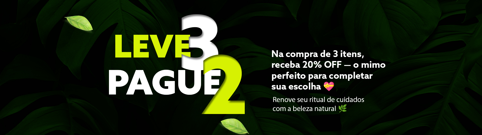 LEVE 3 E PAGUE 2