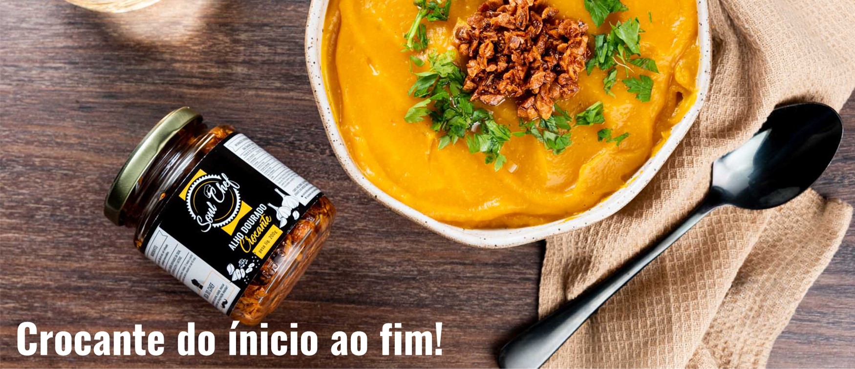 Alho crocante do inicio ao fim