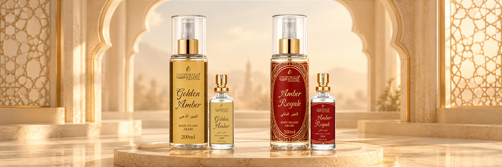 Body Splash e Perfume Árabe Compartilhável