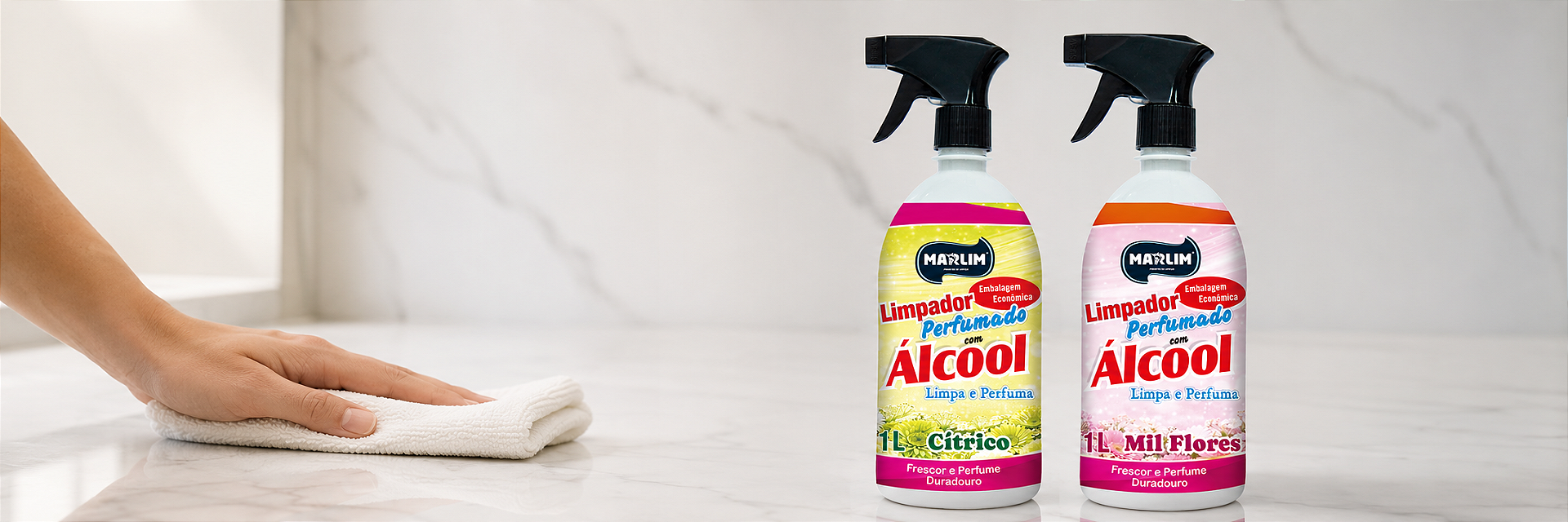 Limpador Perfumado com Álcool 1 LITRO