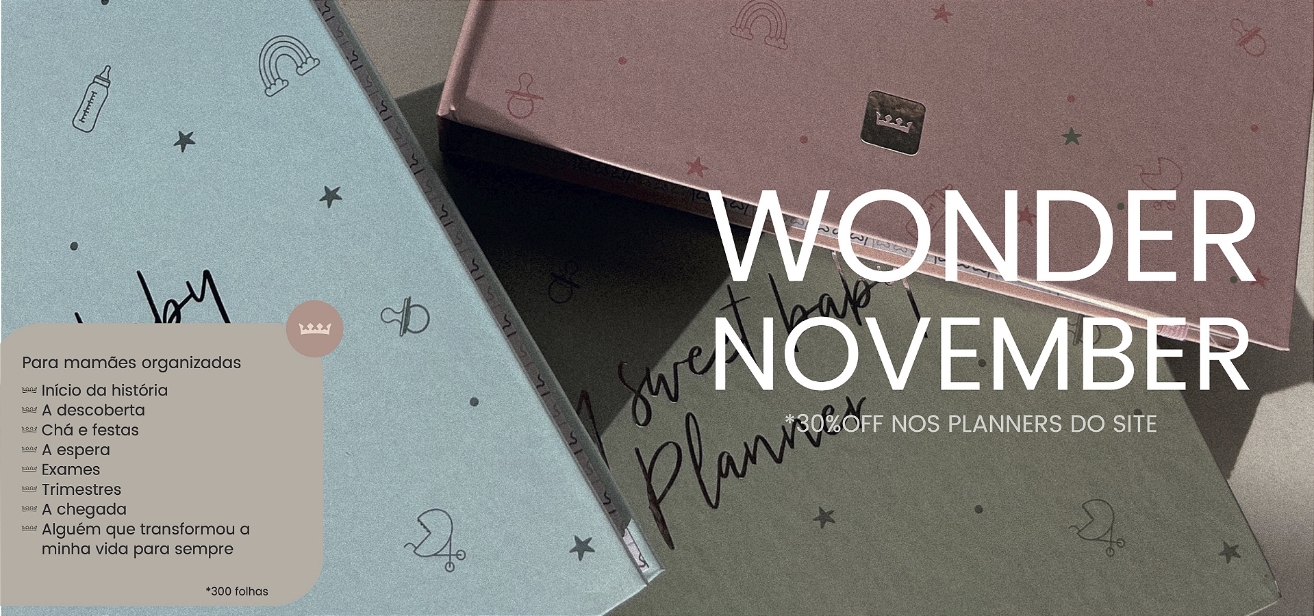 WONDER BLACK BABY PLANNER